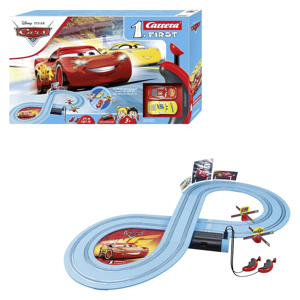 gioco pista delle macchine con macchinine carrera go CARS per bambini