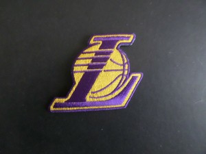 Los Angeles Lakers Purple Gold Nba Embroidered 2 1 2 X 2 7 8 Iron On Patch Ebay