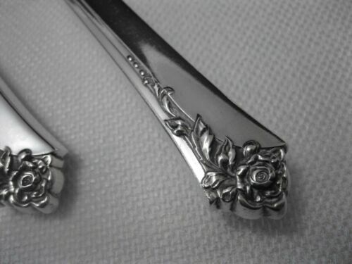 Oneida Heirloom DAMASK ROSE Sterling Silver 4 Piece PLACE SETTING No Monograms - Picture 2 of 3