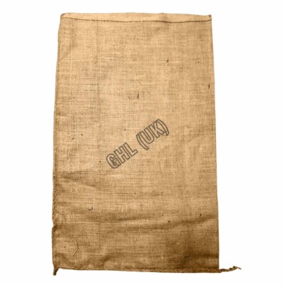 Jute Hessensack Sack 48 x 80 cm eng geflochten leicht zu tragen Kartoffel Gemüse Aufbewahrung Sack 