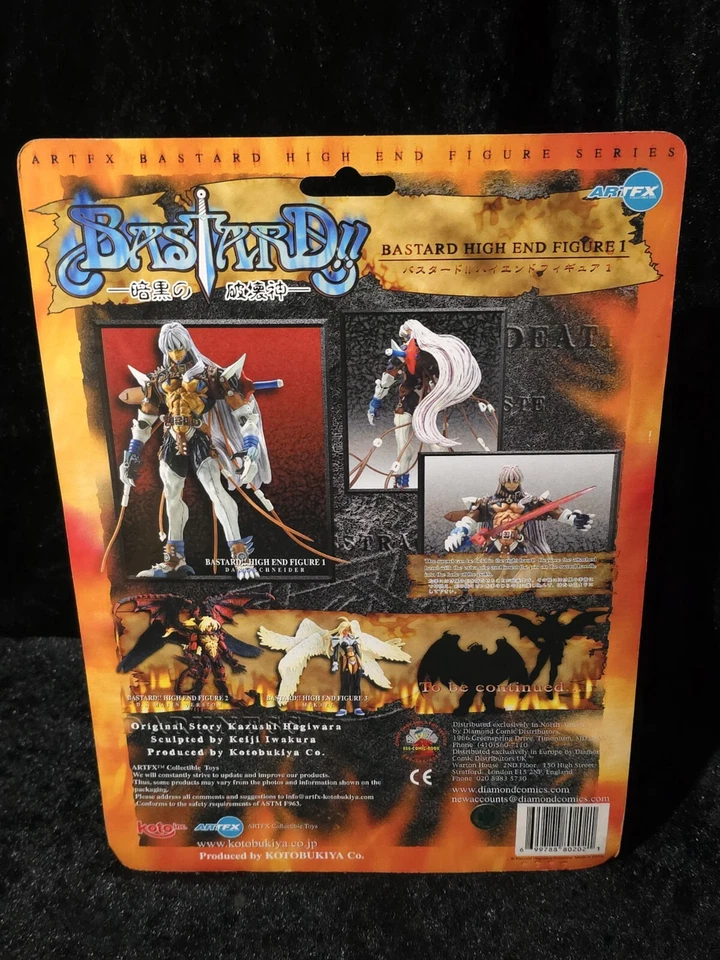 ArtFX Kotobukiya Bastardo!! Figura de gama alta 1 Dark Schneider D.S. Versión plata. Foto 2 de 4