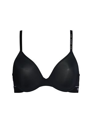 Calvin Klein Damen Unterwäsche BH Unlined Demi 70C Schwarz 000QF5835E001