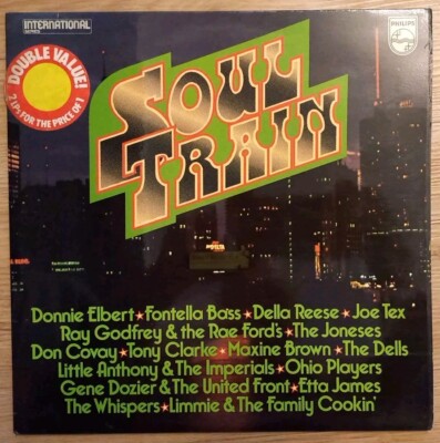 Soul Train Various Artists Doppel LP Vinyl Platte 12'' / Philips 6612 053 / 1972