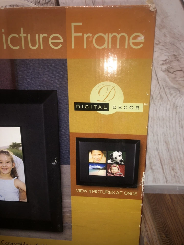 Digital Decor Digit 8" Photo Frame Black Frame DPF8512 NEW in BOX 512MB Memory - Image 3 of 4