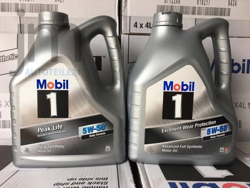 5 Liter Nachfolger MOBIL 1 PEAK LIFE 5W-50 Motoröl Neu FS X2 5W50 Rally Formula - Bild 2 von 3