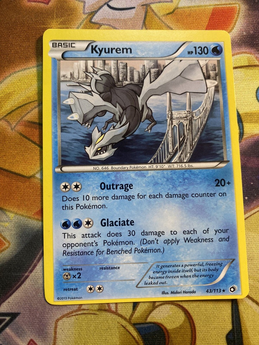 kyurem pokemon card value Pokemon Legendary Treasures Kyurem #43 main image 0
