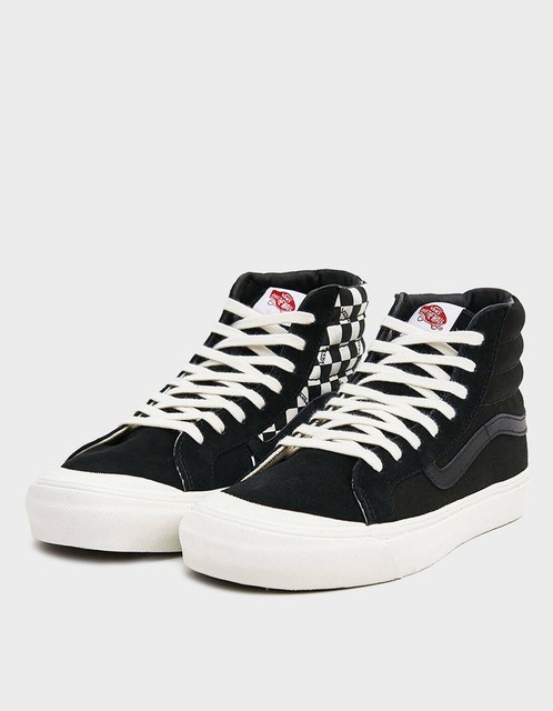 vans red and black checkerboard