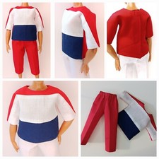 Outfit For Curvy Doll Whith Red Short Pants