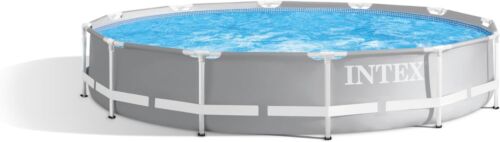 INTEX 26710EH Prism Frame Premium above Ground Swimming Pool: 12ft x 30in