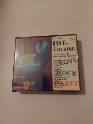 Super Hit Cocktail The Very Best of Love, Rock & Party Hits - 3 CD Box Gut @M08