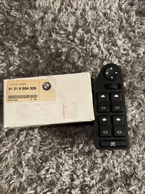 NEW GENUINE BMW 61316904309 Switch unit driver's door E39 E38 B&V