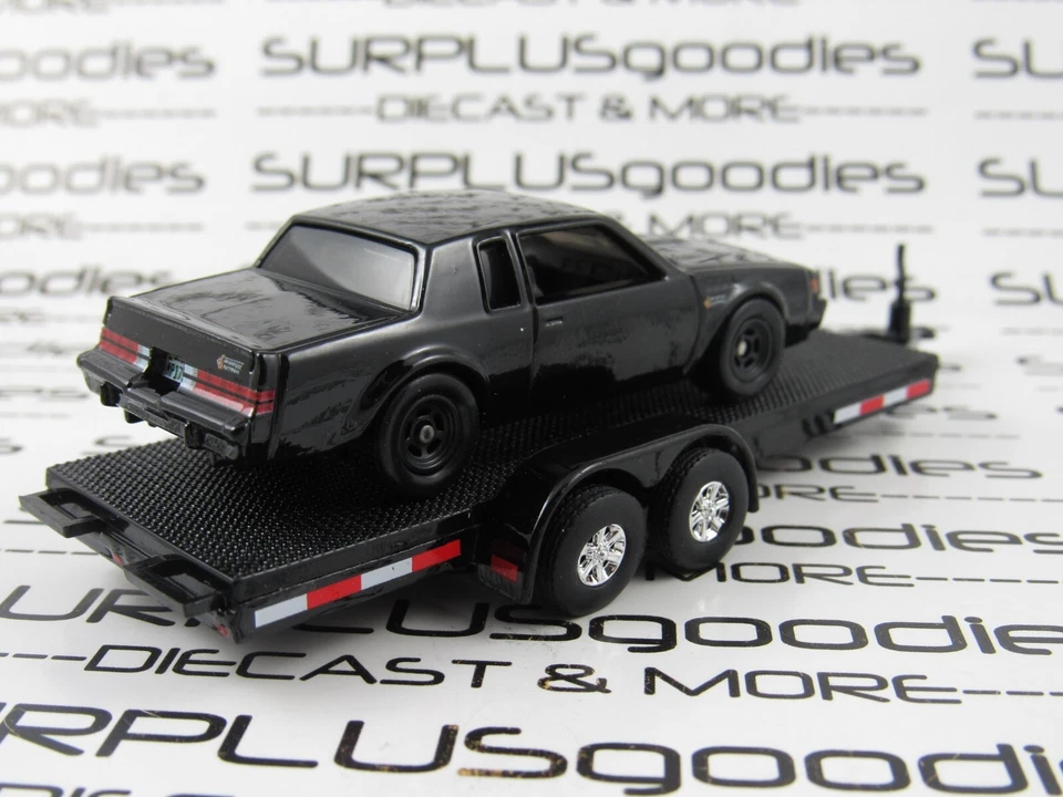 Hot Wheels 1:64 pista suelta día: 1987 Buick Regal Grand National con remolque para carros Foto 4 de 4