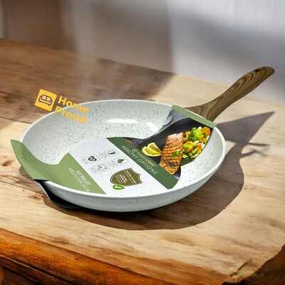 Masterclass Frying Pan Skillet Nonstick Ceramic Coating Kitchen Cookware 9.5 in