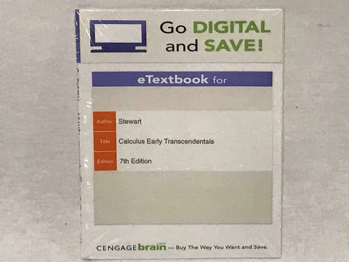 Stewart Calculus 7th Edition for sale | eBay