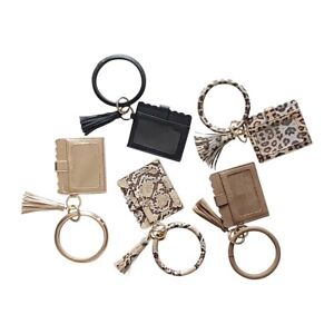 GREEN+RED Fashion Leather Metal Car/Purse Bag Keyring Keychain Key Chain Ring GREEN+RED Fashion Leather Metal Car/Purse Bag Keyring Keychain Key Chain Ring