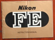 NIKON FE INSTRUCTION BOOK, 46 PAGES, FOLD MARKS/157169