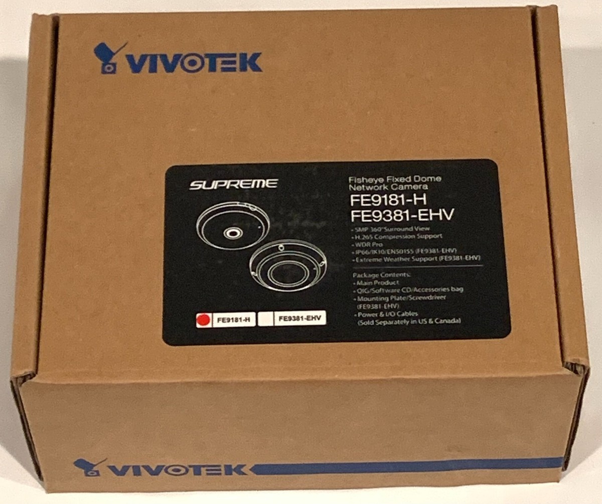 VIVOTEK FE9181H Indoor Fisheye Network Camera for sale online | eBay