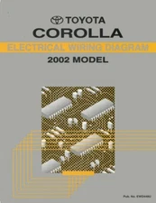 2002 Toyota Corolla Wiring Diagrams Schematics Layout Factory OEM