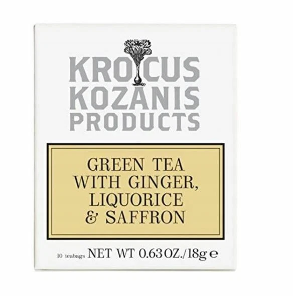 Krocus Kozanis Safran Tee | Griechischer Kräutertee 18g | 10 Beutel Gewürztee - Bild 3 von 4