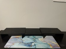 Dual Monitor Stand Riser Office Desktop Organizer Stand for 2 Monitors