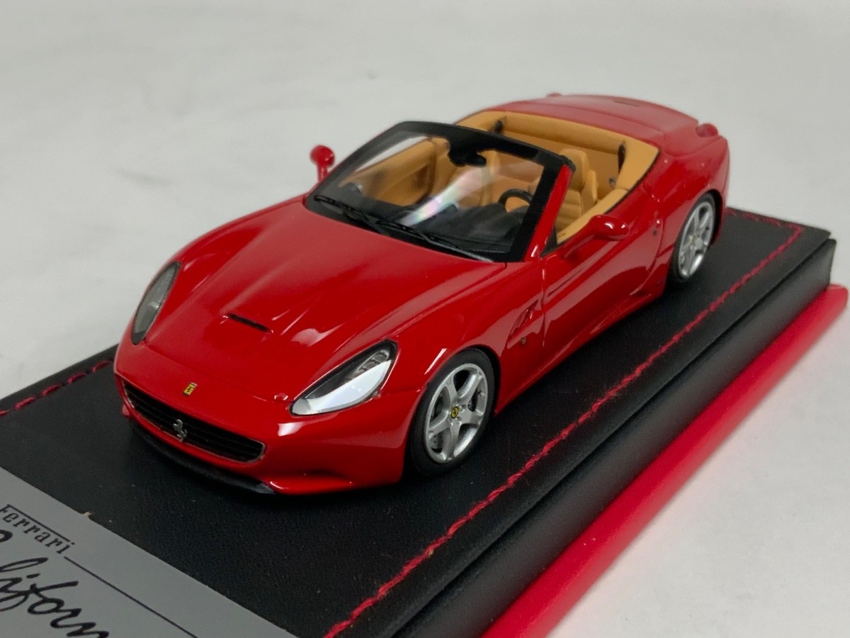 1/43 BBR Ferrari California 2008 in Rosso Corsa Red Leather Base