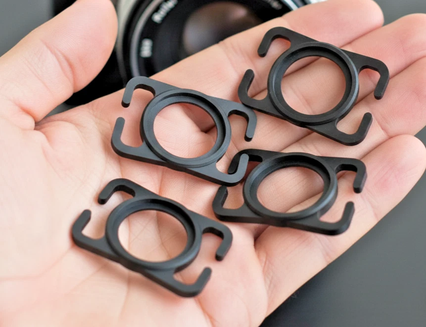 Lens Cap Strap Holders for Rollei 80 mm with 40mm Wide Strap - Set of 4 - Image 3 of 4