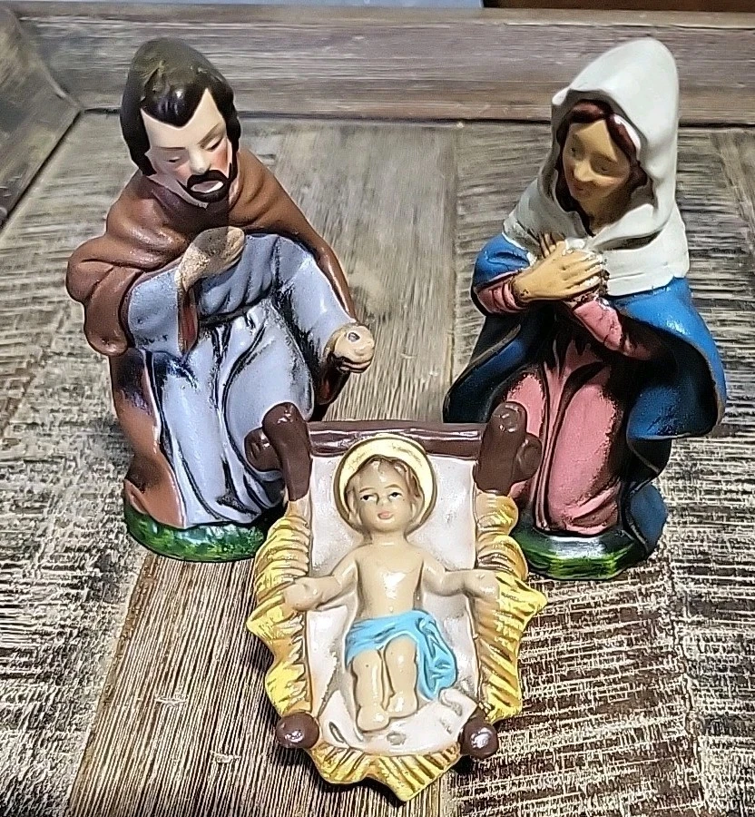 Christmas 1950-1959 Time Period Manufactured Collectible Nativity