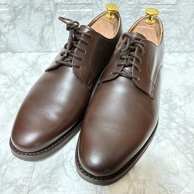 Berwick Men's Brown Leather Derby Shoes 25cm UK 5.5 Near Mint Spain Made
