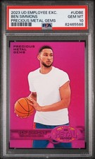 2023 Upper Deck Ben Simmons #UDBE PSA 10 Employee Exclusive Precious Metal Gems
