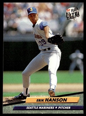 1992 Ultra Erik Hanson Seattle Mariners #124