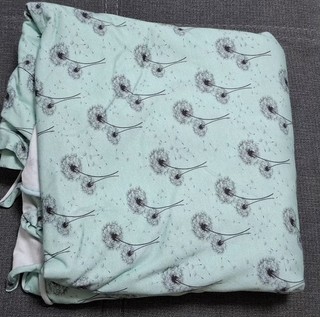 Stoff türkis Pusteblumen Jersey Nähen