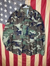 Medium Regular - US Army BDU Field Jacket Coat Cold Weather Camo D924