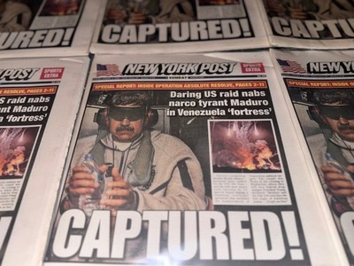 The New York Post Sunday January 4 /2026 MADURO CAPTURED