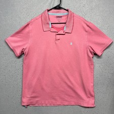 IZOD Polo Shirt Mens XXL Pink Advantage Performance Natural Stretch Short Sleeve