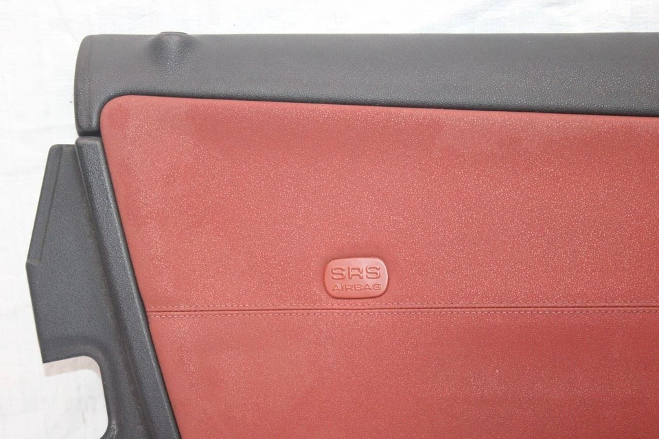 Chrysler Crossfire ZH CONV #398 2006 panel de puerta interior del conductor izquierdo rojo Foto 4 de 4