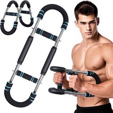 Twister Arm Trainer,60-100 Lbs Adjustable Arm Trainer for Men with Chest Clip Mu