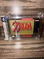 Legend Of Zelda: A Link To The Past SNES 1st Print Factory Sealed Graded 7.0 B+