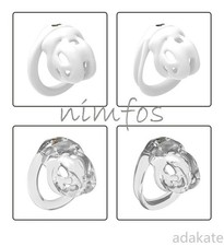 Cobra Male Chastity Device Breathable Cage Lock with 4 Rings Two Ring Design