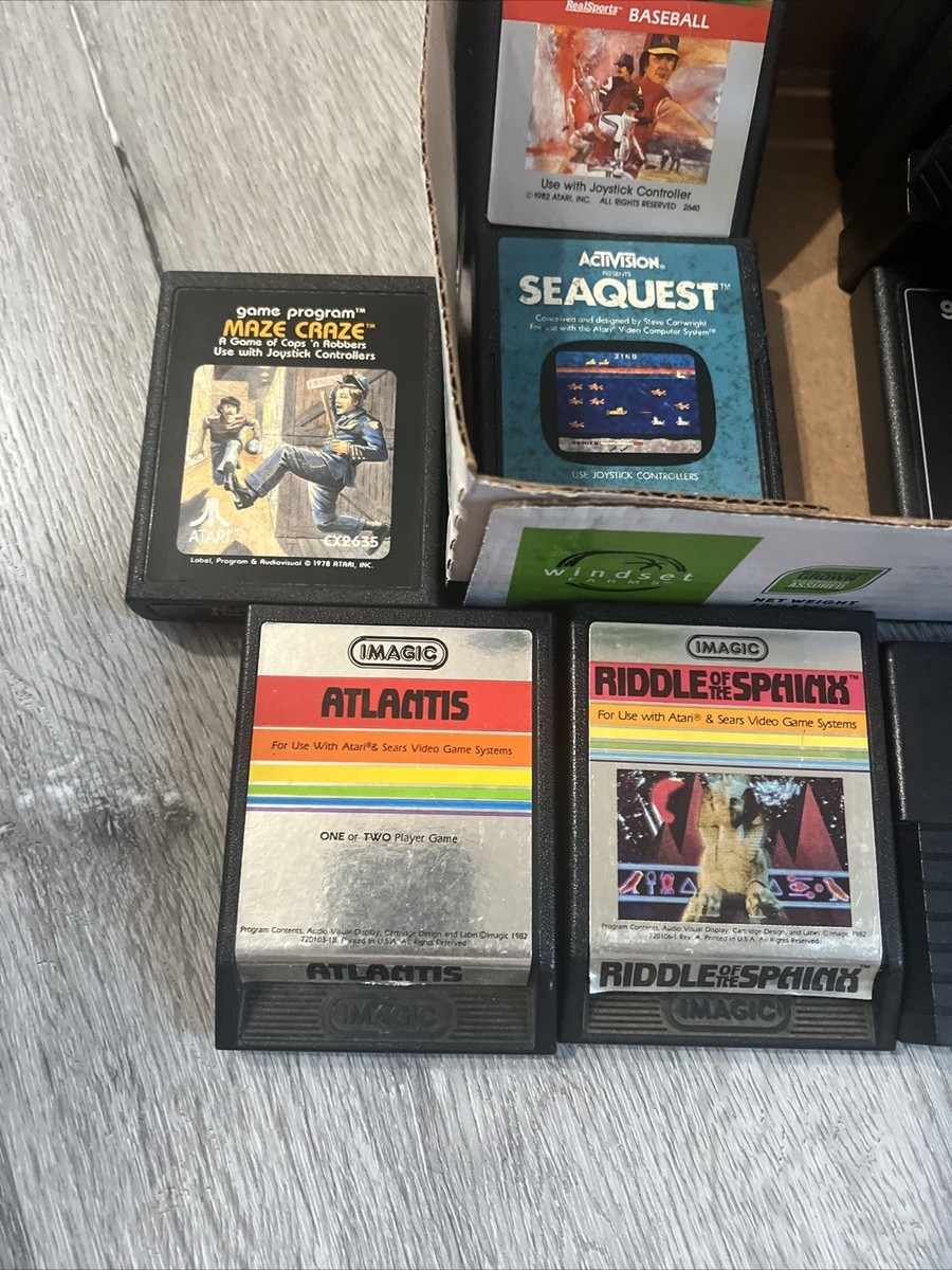Jeu Atari 2600 Space Invaders en loose version PAL (N°8572S