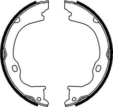 Bremsbackensatz Feststellbremse PAGID H1739N für JEEP WRANGLER 3 JK CHEROKEE KK