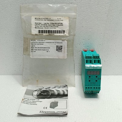 Pepperl+Fuchs KFU8-FSSP-1.D 181191 Frequency to Voltage Converter | New
