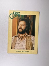 Eric Clapton And His Band Programme Original UK Tour Concert Souvenir c. 1977