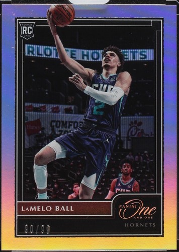 2020-21 Lamelo Ball Rookie BGS 9.5 Downtown One And One Hornets RC