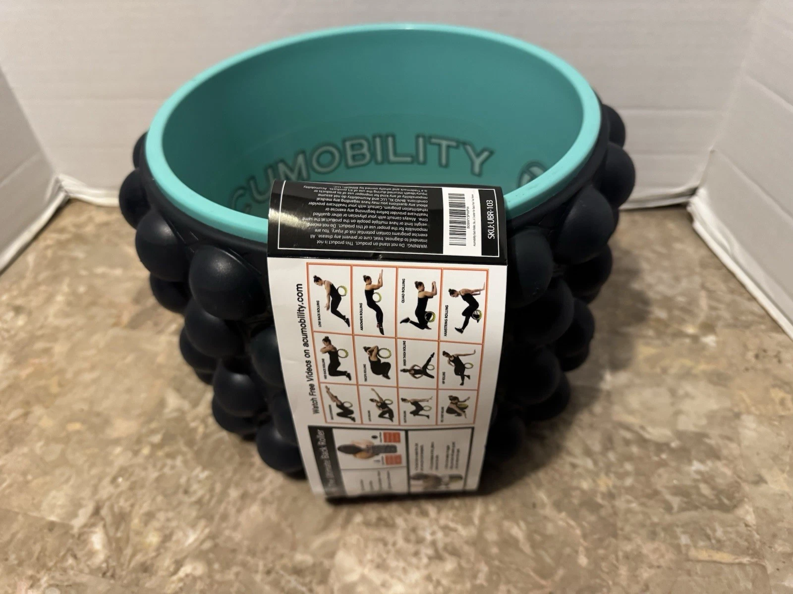 Acumobility Foam Roller & Back Cracker Ultimate Yoga Wheel 11" Height 7" Width 
Opens in a new windo