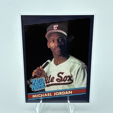 Michael Jordan Rated Rookie Baseball MLB Chicago White Sox Promo Card. rookie card picture