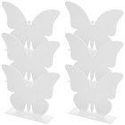  6 Sets Schmetterlingsgeformtes Tischzeichen DIY leere Acryl