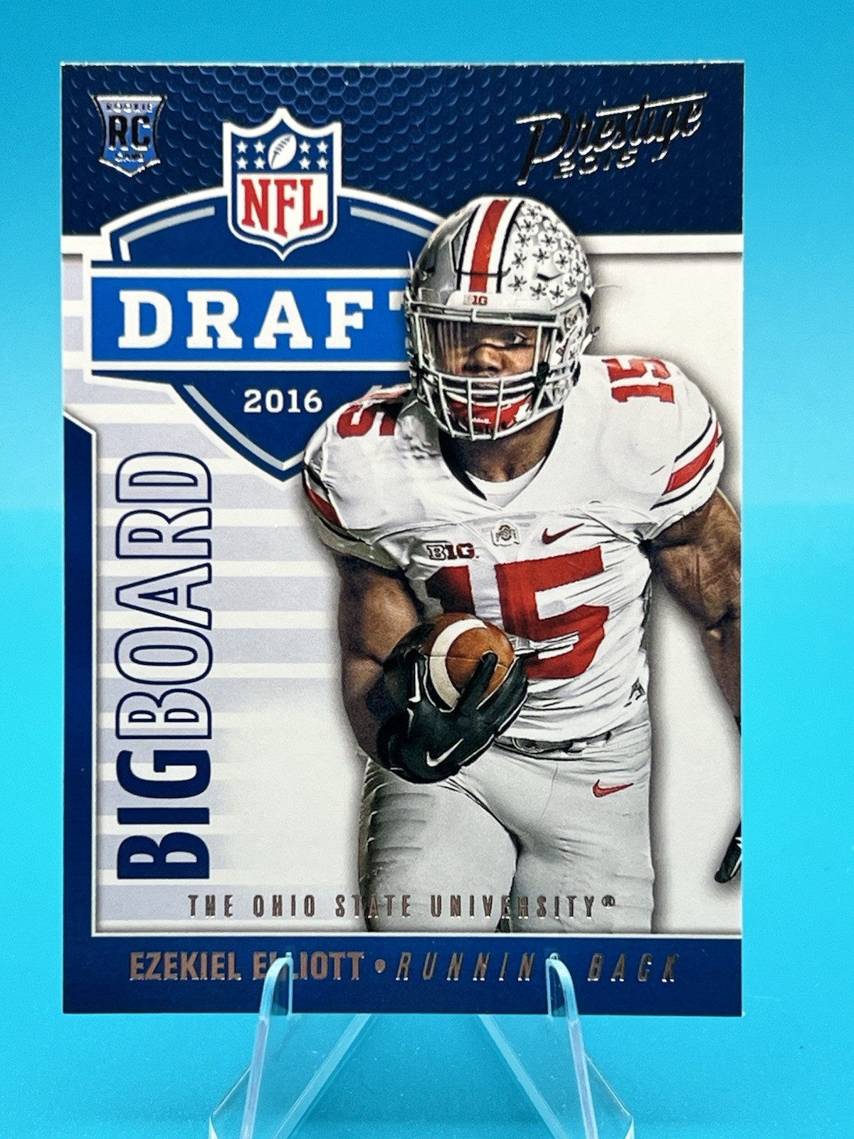 2016 Panini Prestige #3 Ezekiel Elliott Draft Big Board Rookie RC Cowboys