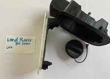 2010-2014 Land Rover Range Rover Fuel Door Lid Gas Tank Cover w/ Bowl White OEM