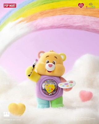 ポップマート　ケアベア　シークレット　Care Bears POPMART WORK OF HEART BEAR Care Bears Colorful Hugs Series Pop Mart RARE