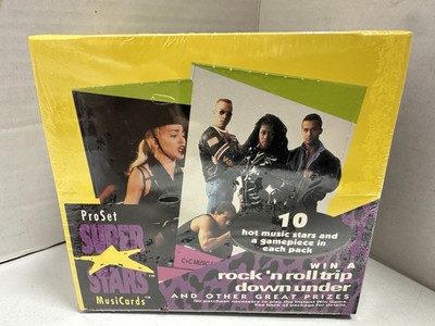 1991 Pro Set Super Stars MusiCards Series 2, Factory Sealed Box